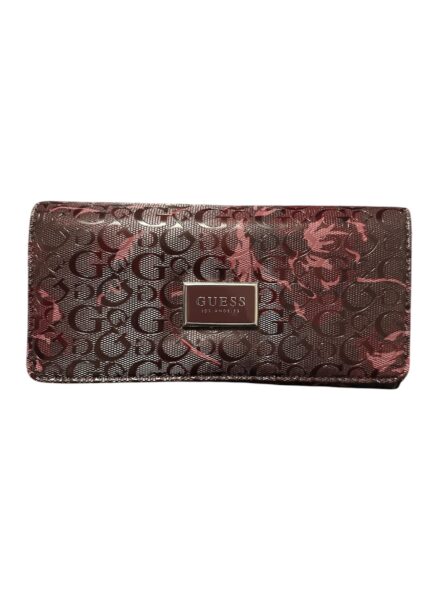 Billetera GUESS Monograma vino